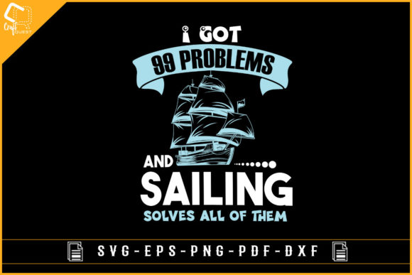 Crazy Funny Sailing Lover T-shirt Design for Graphics and Crafts