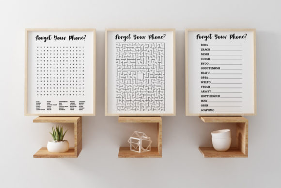 Forget Your Phone Funny Bathroom Games Embroidery Review