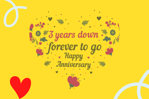 FUNNY 3RD WEDDING ANNIVERSARY GIFT Graphics for Crafts