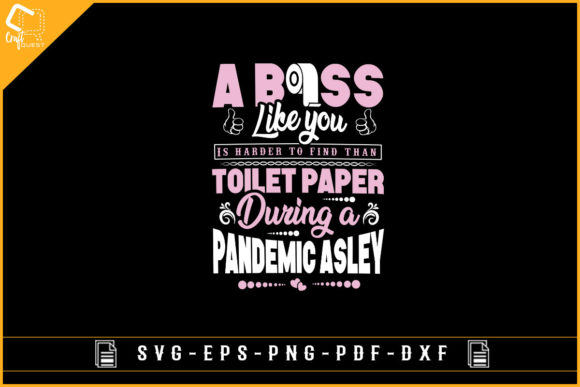 Funny Creative Boss Design Sublimation for Graphics and Crafts