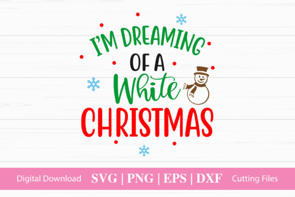 Funny White Christmas Graphics for Crafts