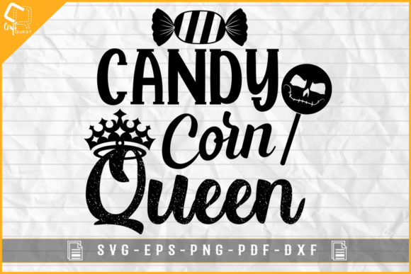 Halloween Sublimation Candy Corn Queen