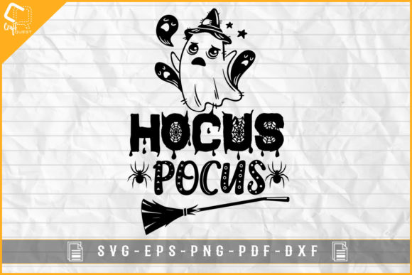 Hocus Pocus Svg Halloween Design T-shirt for Graphics & Crafts