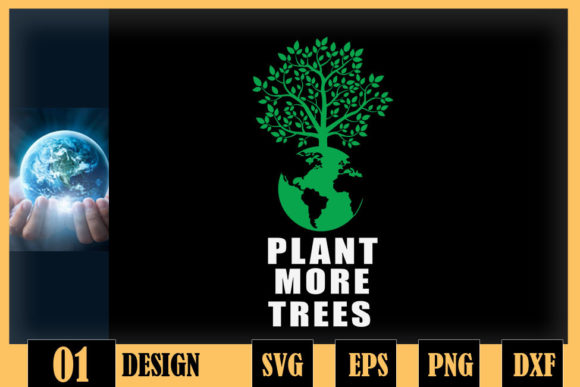 Plan More Trees Earth Tree Earth Day Graphics and Crafts Review