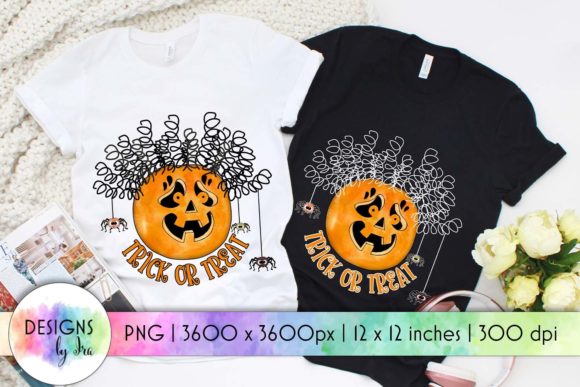 Trick or Treat Halloween Pumpkin Print: Graphics for Crafts